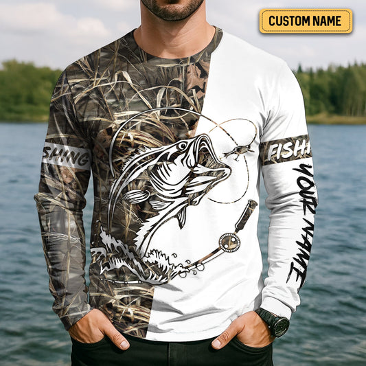 Maxcorners I Love It When She Bends Over SPF Shirt, Long Sleeve Fishing Shirts, Fishing UPF Shirts, Funny Fishing Shirts