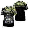 Maxcorners Camo Fishing Shirt, Fishing T-Shirts Funny, Hooded Sun Shirt, SPF Long Sleeve Shirts, Men Long Sleeve Shirt