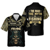Maxcorners The Man The Myth The Legend, SPF Long Sleeve Shirts, SPF Shirts For Men, Fishing UPF Shirts, Sun Shirts For Men