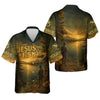 Maxcorners Bible Story Fish And Bread, Long Sleeve Fishing Shirts, SPF Shirts For Men, Fishing UPF Shirts, Sun Shirts For Men