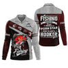 Maxcorners Fishing Saved Me From Becoming a Pornstar UPF Fishing Shirts, Gag Gifts For Men, Men Long Sleeve Shirt