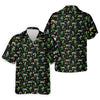 Maxcorners St Patrick's Day Leprechaun Character Golf And Beer Black Golf Shirt, Fun Golf Shirts For Men, Polo For Men