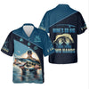 Maxcorners Mine's So Big I Have To Use Two Hands Funny Fishing Shirt, SPF Shirt For Men, Gift For Fisherman