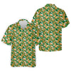 Maxcorners Naughty Fun Adult Humor St Patrick's Day Golf Shirt, Green Orange White Polo Shirts For Men