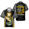 Maxcorners I’ve Got Fishing In My Veins And Jesus In My Heart, Bass Fishing Shirts, SPF Long Sleeve Shirts, Fishing Shirts For Men