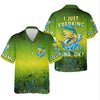 Maxcorners I Just Freaking Love Tuna Custom Name Fishing UPF Shirts, Gift For Fisherman, Men's Fishing Shirt