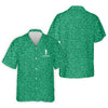 Maxcorners Shamrock Beer Lucky Four Leaf Clover St Patrick Day Golf Shirt, Polo Shirts For Men, Golf Gift For Men