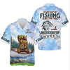 Maxcorners Bear Fishing Life – Better Than Work UPF Fishing Shirt, Personalized Custom Name