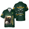 Maxcorners Hello Darkness My Old Friend Golf And Beer St Patrick's Day Green Golf Tops For Men, Golf Shirts For Men