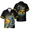 Maxcorners Find Your Wild Swordfish Fishing SPF Shirt For Men, Gift For Fisherman, Men's Fishing Shirt