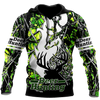 Max Corner Light Green Deer Hunting 3D Custom All Over Printed Shirts Gift For Hunter