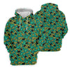 Maxcorners Shamrock Beer Lucky Four Leaf Clover St Patrick's Day Pot Of Gold Women's Golf Shirts, Ladies Golf Polos