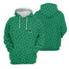 Maxcorners Vitamin G Shamrock Pattern Golf And Beer Green Golf Shirt, St Patrick's Day Golf Shirt, Women's Golf Shirts