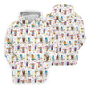 Maxcorners Colorful Western Cowboy Boots Pattern Hawaiian Golf Shirt, Ladies Golf Shirt, Women’s Golf Apparel LM1507