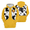 Maxcorners Cowboy Toy Hawaiian Golf Shirt, Cartoon Style Women's Golf Tops, Ladies Golf Shirts LM1507