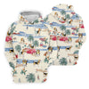 Maxcorners Cute Beagle Beach Vacation Tropical Golf Polo Shirt, Golf Shirts For Women, Women's Golf Apparel LM1507
