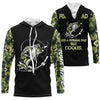 Maxcorners Bass Fishing Dad Like A Normal Dad But Cooler camo Custom long sleeves fishing shirt LM0201