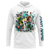 Maxcorners Wishin' I Was Fishin' Custom Funny Bass Christmas Fishing Shirts Bass Christmas Fishing Gifts LM0201