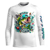 Maxcorners Wishin' I Was Fishin' Custom Funny Bass Christmas Fishing Shirts Bass Christmas Fishing Gift LM0201
