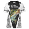 Maxcorners Customized Name Bass Fishing 3D Shirts