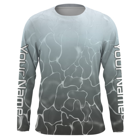 Maxcorners Chinook King Salmon Fish skin Custom Long sleeve performance Fishing shirts, Salmon Fishing jerseys LM0201