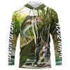 Maxcorners Largemouth Bass Fishing Custom 3D All Over Printed Shirts, Bass Tournament Fishing Shirts Gift Ideas LM0201