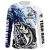 Maxcorners Custom Bass Fishing Jerseys, Largemouth Bass Tournament Long Sleeve Fishing Shirts LM0201