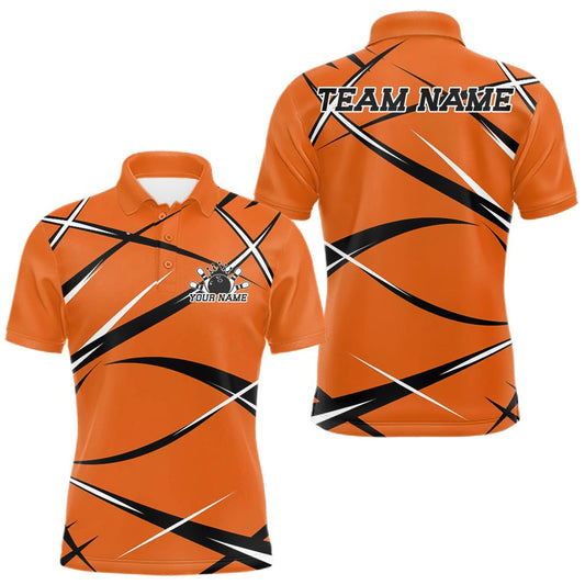 Maxcorners Custom Orange Bowling Jerseys