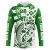 Maxcorners Custom St Patrick'S Day American Flag Striped Bass Fishing Shirts, Patriotic Striper Fishing Jerseys LM0501