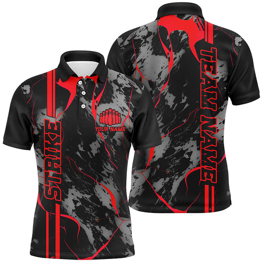 Maxcorners Strike Bowling Camo Multicolor Option Customized Name 3D Shirt