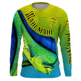 Maxcorners Customized Name Mahi Mahi Fishing 3D Shirts