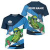 Maxxcorners Custom Funny Pickleball Polo Shirts For Men, Cool Pickles Playing Pickleball Humorous Shirt MT0307