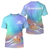 Maxcorners Custom Holographic Gradient Pickleball Polo Shirts For Men, Pickleball Tournament Shirt LM1307