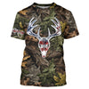 Maxcorners American deer buck hunting camouflage hunting clothes Customize Name 3D All Over Printed Shirts LM2608