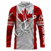 Maxcorners Canada Salmon Fishing tattoo Fish hook Custom name jerseys | Long sleeve, Long Sleeve Hooded LM0201