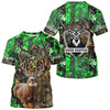 Maxcorners Deer Hunting big game green camo Grim Reaper Custom Name 3D All over print shirts gifts for Hunters LM2608