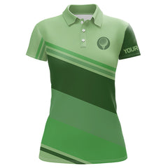 Maxcorners Green Mens golf polo shirts custom name mens golf tops, unique gift for the golfers