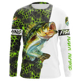 Maxcorners Largemouth Bass Fishing Customize Name 3D Shirts