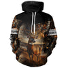 Maxcorners Deer Hunting big game camo Custom Name 3D All over print shirts - personalized hunting gifts LM2608