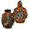 Maxcorners Deer Hunting big game camo Grim Reaper Custom Name 3D All over print shirts LM2608