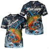 Maxcorners Custom Brook Trout Fishing Camo Long Sleeve Fishing Shirts, Personalized Trout Fishing Team Jerseys LM2512