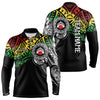 Maxcorners Personalized Tribal pattern Mens Bowling Shirts Custom Bowling outfit for men Team bowling jersey