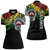 Maxcorners Personalized Tribal pattern Mens Bowling Shirts Custom Bowling outfit for men Team bowling jersey