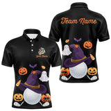 Maxcorners Funny pumpkin golf ball clubs Men's polo golf shirts Custom Halloween team golf jerseys LM0910