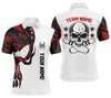 Maxcorners Camo Skull Bowling Team Multicolor Option Customized Name And Team Name 3D Shirt