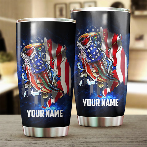 Personalized Fishing 3D Tumbler