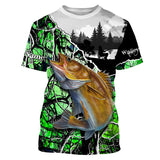 Maxcorners Walleye Fishing 3D Shirts Customize Name