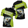 Maxcorners Striped Bass fishing Custom Long Sleeve Tournament Fishing Shirts, Performance Striper Fishing Jerseys MT2108