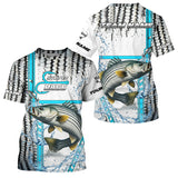 Maxcorners Striped Bass fishing scales custom Striper fishing team jerseys, Striped Bass fishing apparel MT2108