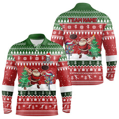 Maxcorners Funny Ugly Christmas Santa Disc Golf Custom Team Name Frisbee Golf Xmas Outfit